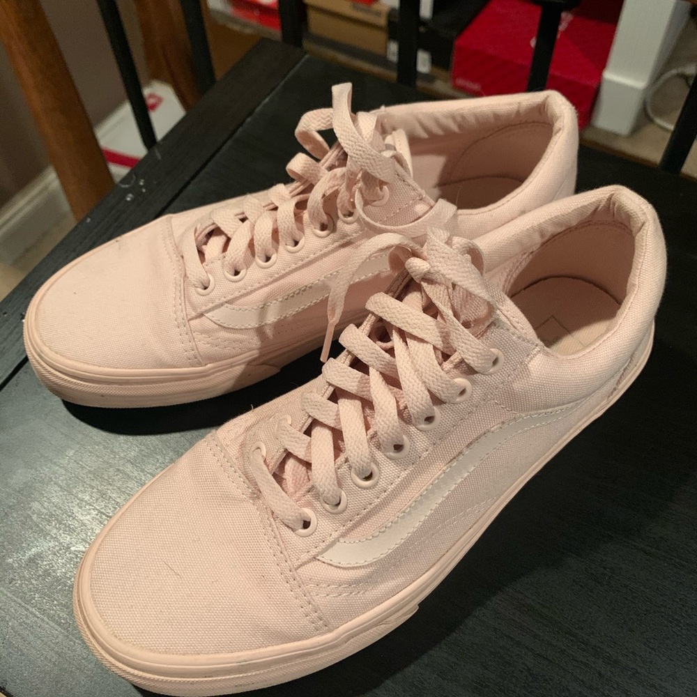 Womans Canvas Vans Blush Pink